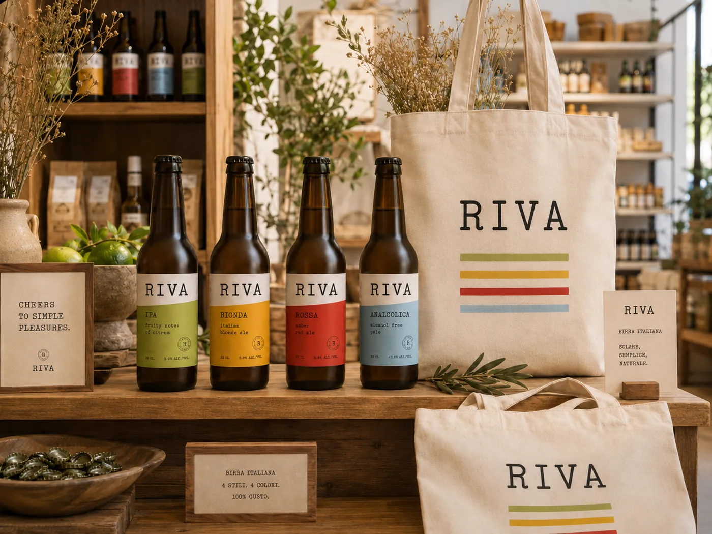 Complete Riva retail display