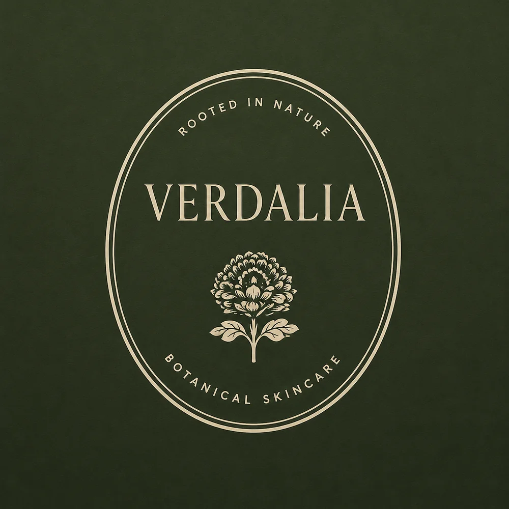 Verdalia logo applied to botanical materials